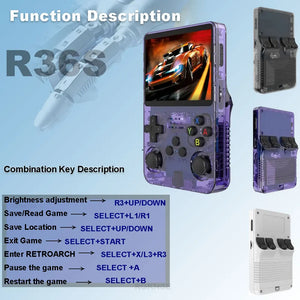 كونسول الجيب الكلاسيكي R36S 🎮