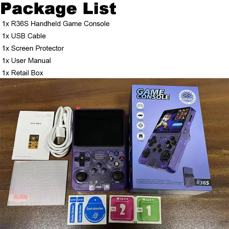كونسول الجيب الكلاسيكي R36S 🎮